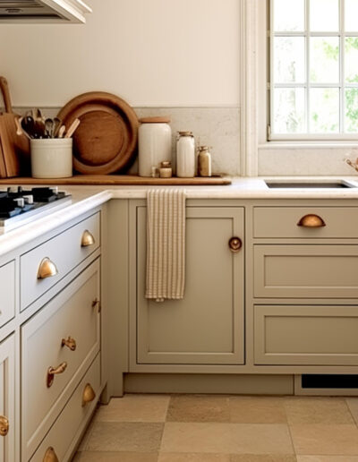 Beach Painted Kitchen